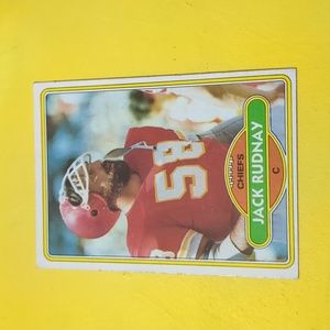 Jack Rudnay 1970 Kansas City Chiefs Football Card